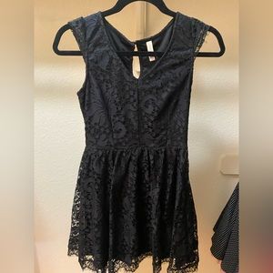 Little black lacy dress